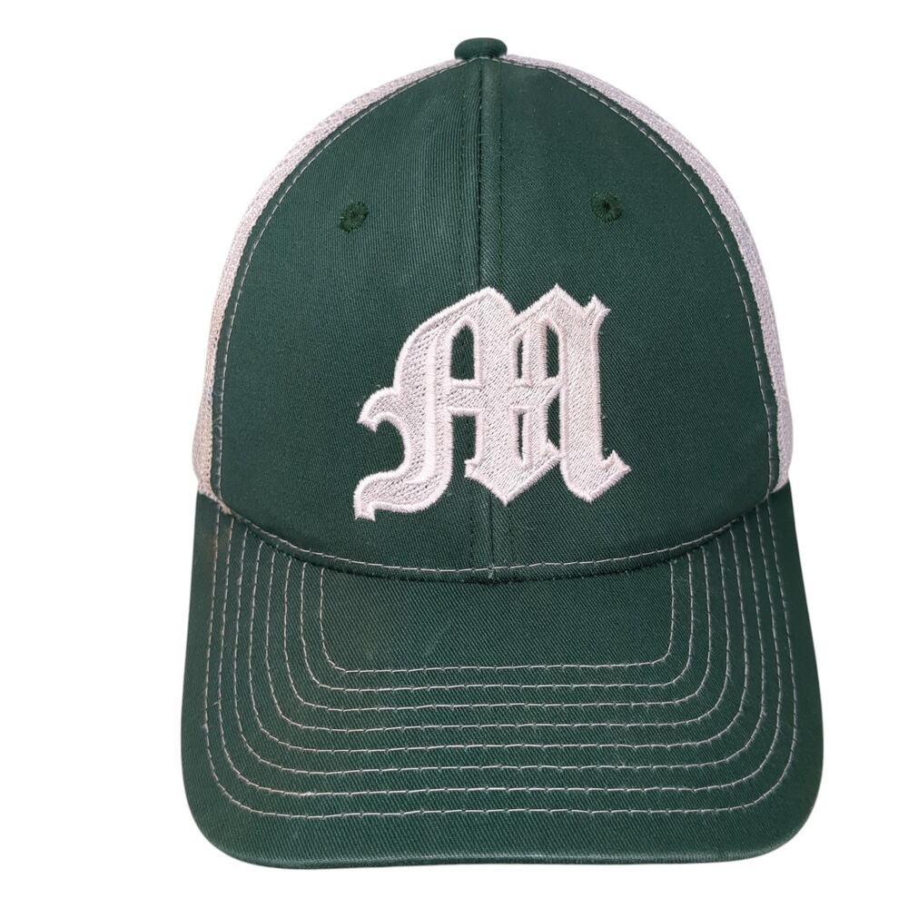 Milwaukee Snapback Trucker Hat Green One Size Adjustable Mesh Back NV Caps